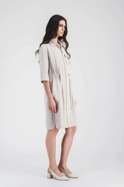Robe surchemise courte beton