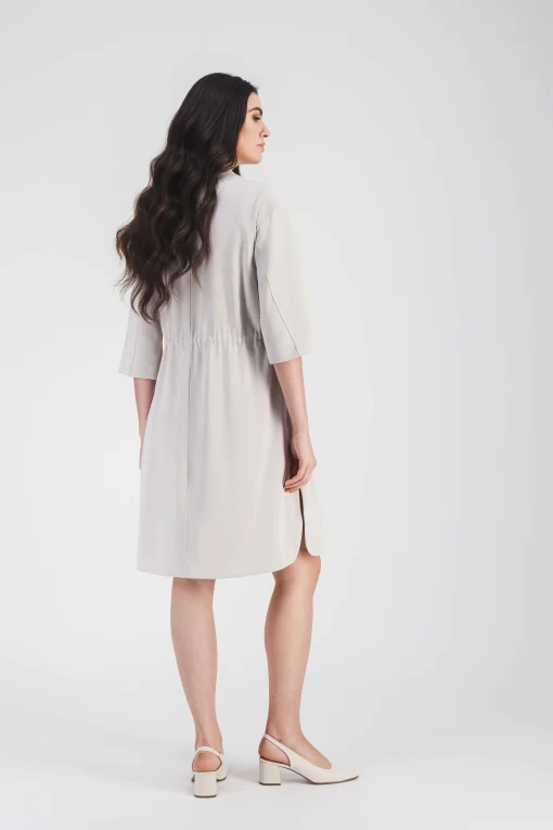 Robe surchemise courte beton