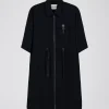 Robe surchemise courte marine