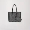 Sac cabas monogramme noir