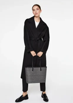 Sac cabas monogramme noir
