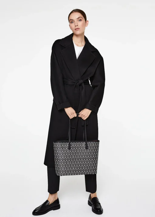 Sac cabas monogramme noir