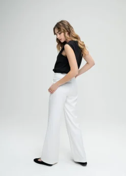 Top ample sans manche noir