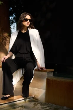 Top oversize en maille fine