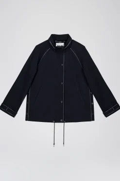 Trench court en coton imperméable