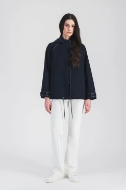 Trench court en coton imperméable
