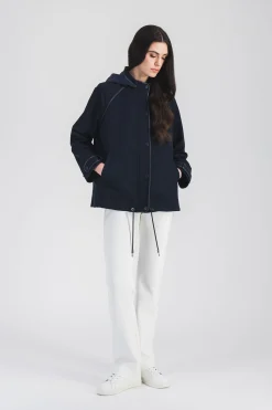 Trench court en coton imperméable