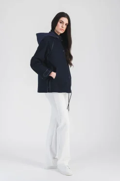Trench court en coton imperméable