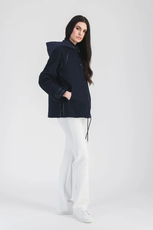 Trench court en coton imperméable