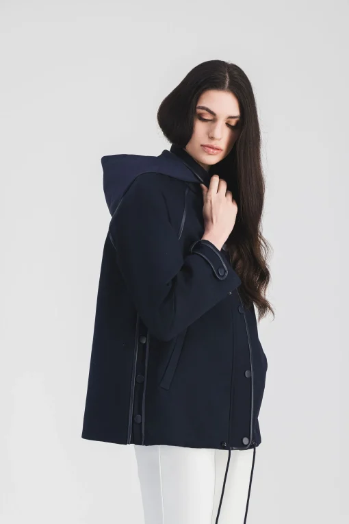 Trench court en coton imperméable