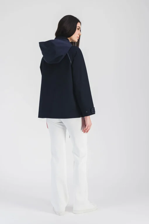 Trench court en coton imperméable