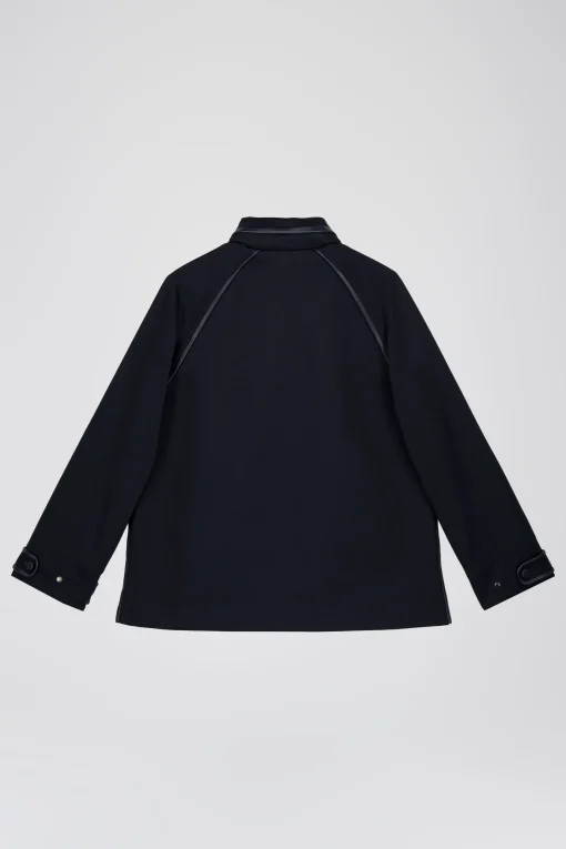 Trench court en coton imperméable