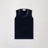 Tricot pailletés marine