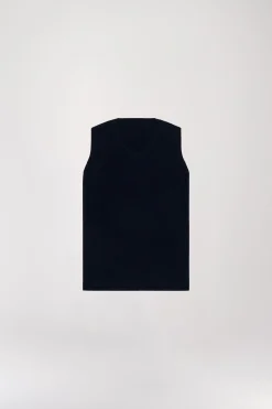 Tricot pailletés marine