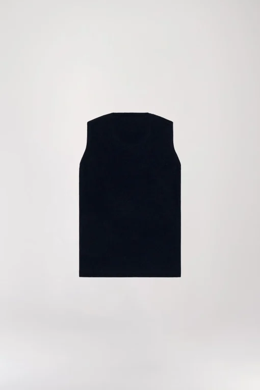 Tricot pailletés marine