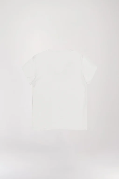 T-shirt en lin blanc