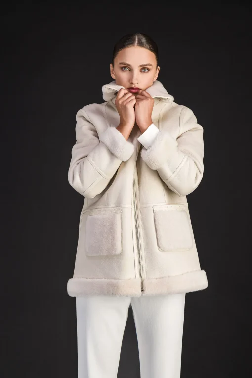Veste aviateur beton
