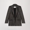Veste Canon de Fusil à Col Tailleur