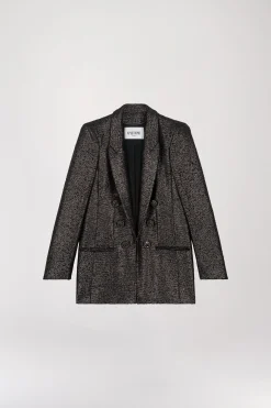 Veste Canon de Fusil à Col Tailleur