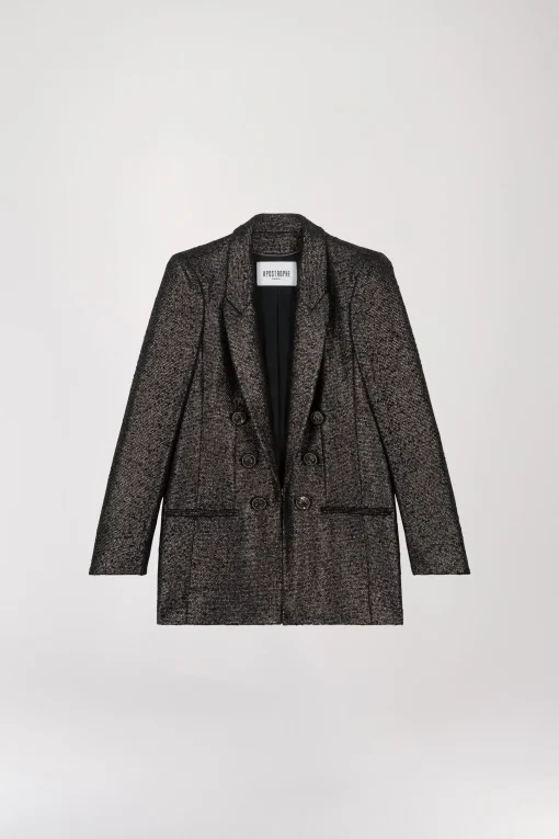 Veste Canon de Fusil à Col Tailleur