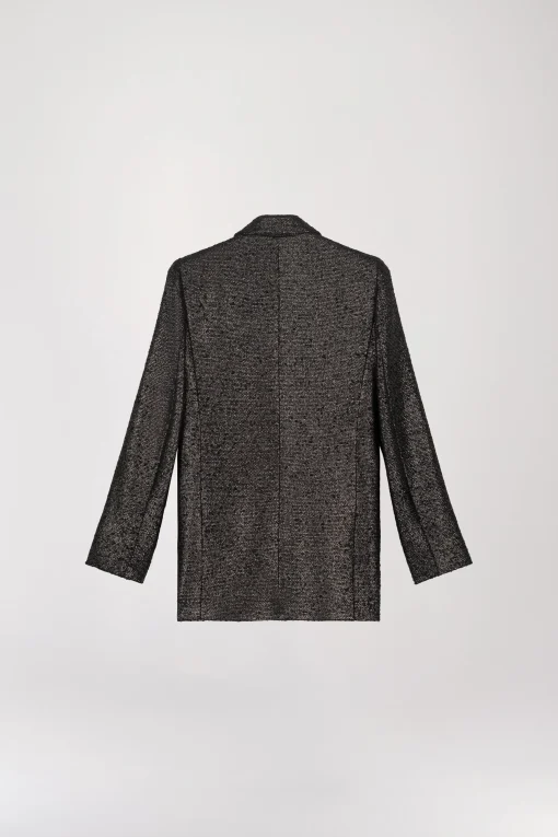 Veste Canon de Fusil à Col Tailleur