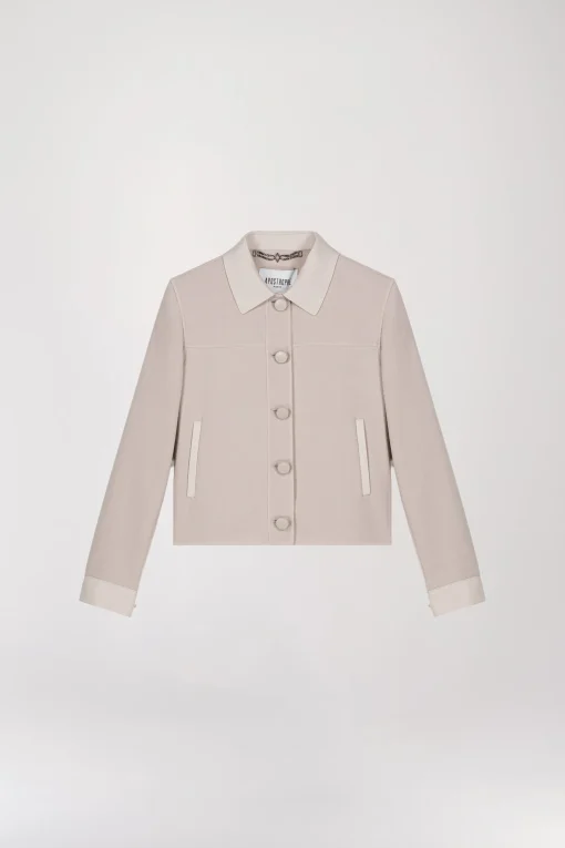Veste chemise courte beton