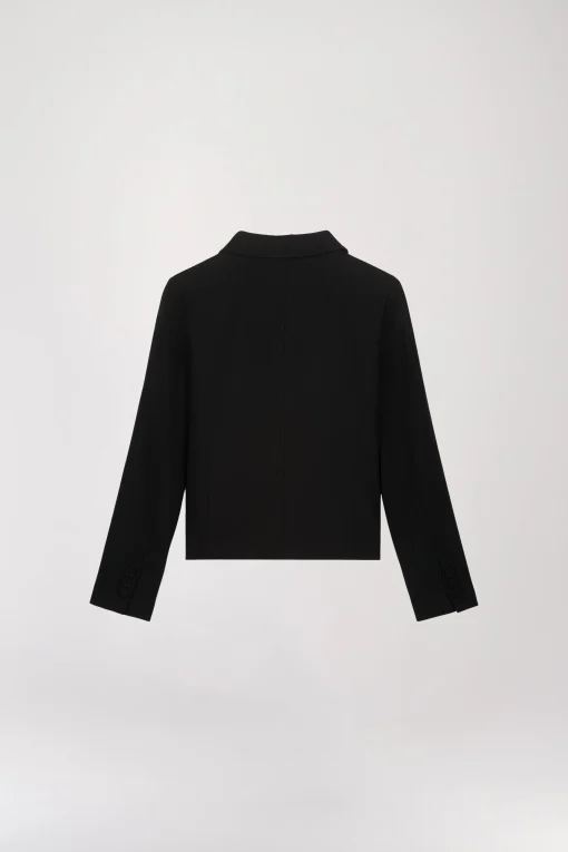 Veste Courte Col Tailleur
