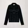 Veste Effet Jean en Cachemire