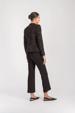 Veste en tweed ebene