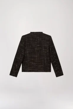 Veste en tweed ebene