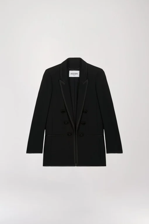 Veste Noire Bord à Bord