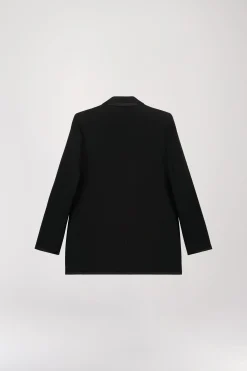 Veste Noire Bord à Bord