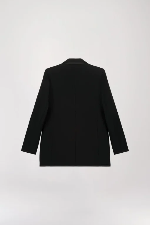 Veste Noire Bord à Bord