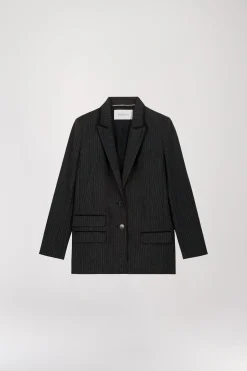 Veste Oversize à Col Tailleur