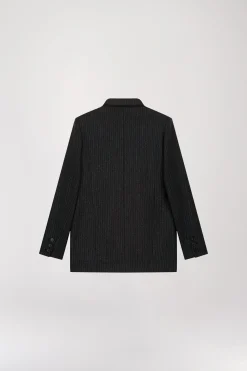 Veste Oversize à Col Tailleur