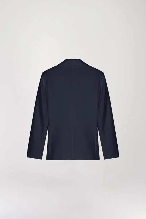 Veste tailleur cintrée marine