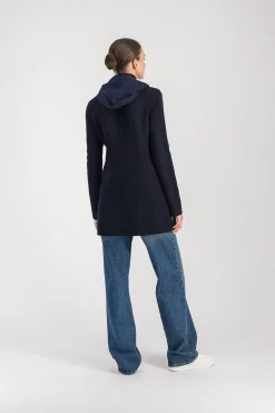 Veste trompe-l'œil marine
