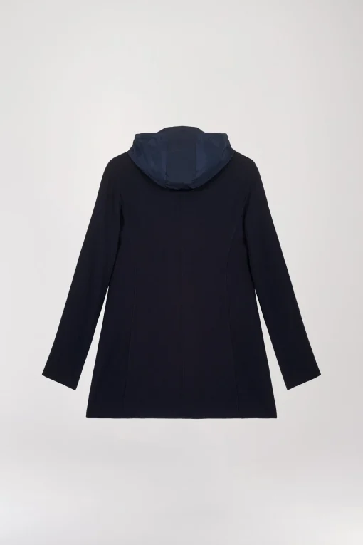 Veste trompe-l'œil marine